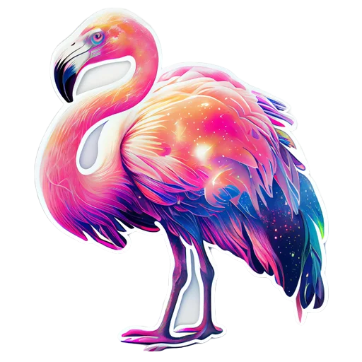 🦩 Стикер «КосмоСтикеры» для Telegram