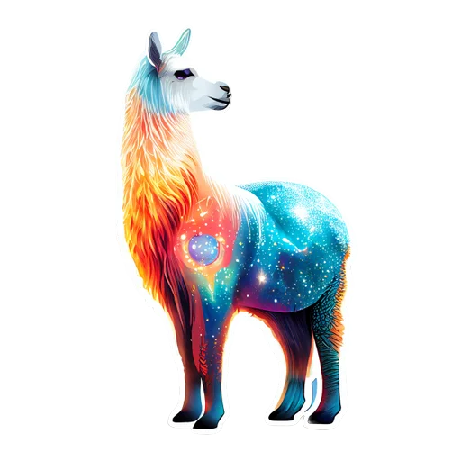 🦙 Стикер «КосмоСтикеры» для Telegram