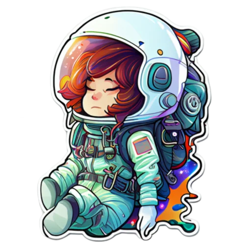 😴 Стикер «КосмоСтикеры» для Telegram
