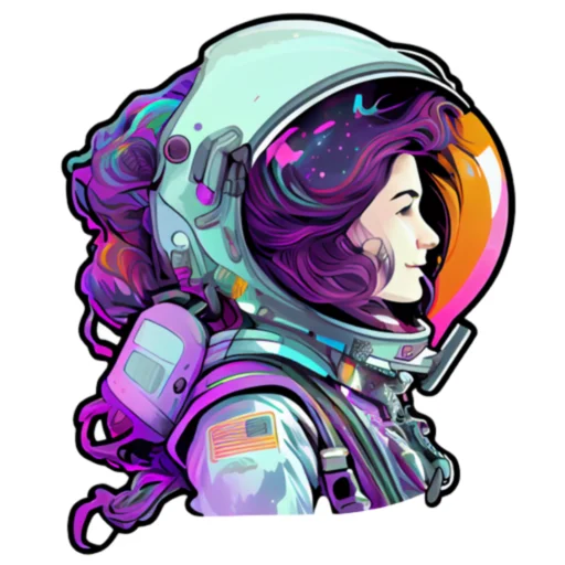 😼 Стикер «КосмоСтикеры» для Telegram