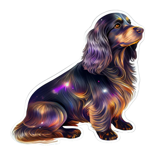 🐕‍🦺 Стикер «КосмоСтикеры» для Telegram