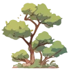 🌳 Эмодзи «Сказочный лес» для Telegram