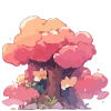 🌳 Эмодзи «Сказочный лес» для Telegram