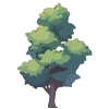 🌳 Эмодзи «Сказочный лес» для Telegram