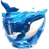 🐋 Эмодзи «Нейро киты» для Telegram