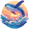 🐋 Эмодзи «Нейро киты» для Telegram