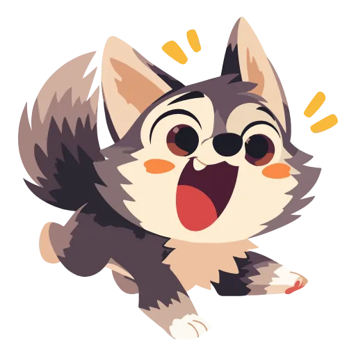 🐺 Эмодзи «Волчата» для Telegram