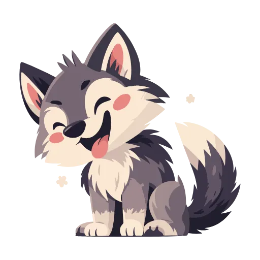 🐺 Эмодзи «Волчата» для Telegram
