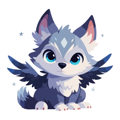 🐺 Эмодзи «Волчата» для Telegram