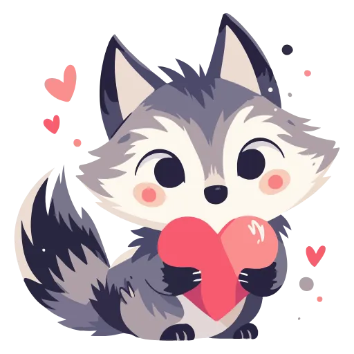 🐺 Эмодзи «Волчата» для Telegram