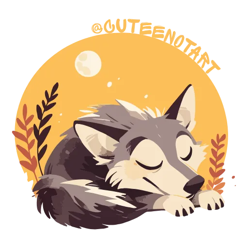 🐺 Эмодзи «Волчата» для Telegram