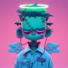 Стикер 58 zombie angel
