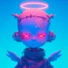 Стикер 44 zombie angel