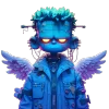Стикер 60 zombie angel