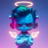 Стикер 49 zombie angel