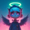 Стикер 55 zombie angel