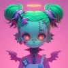 Стикер 17 zombie angel