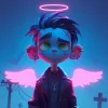Стикер 16 zombie angel