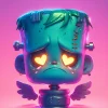 Стикер 5 zombie angel