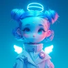 Стикер 19 zombie angel