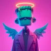 Стикер 50 zombie angel