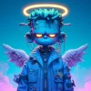 Стикер 4 zombie angel