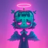 Стикер 32 zombie angel