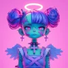 Стикер 24 zombie angel