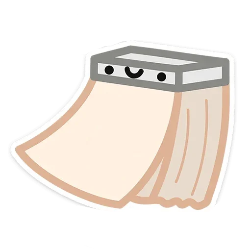 🗓 Стикер «Не в духе без надписей» для Telegram