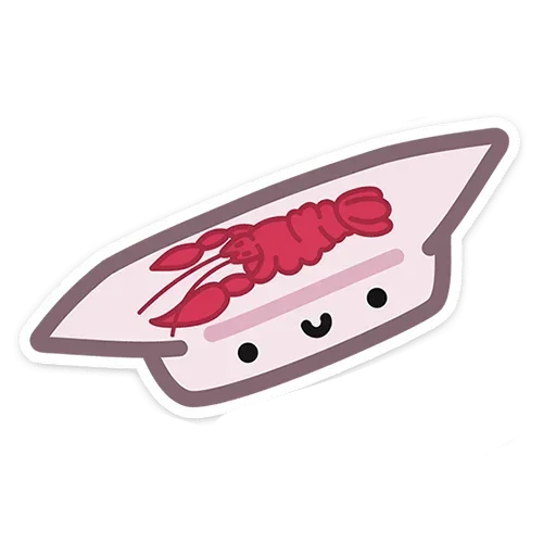 🦞 Стикер «Не в духе без надписей» для Telegram