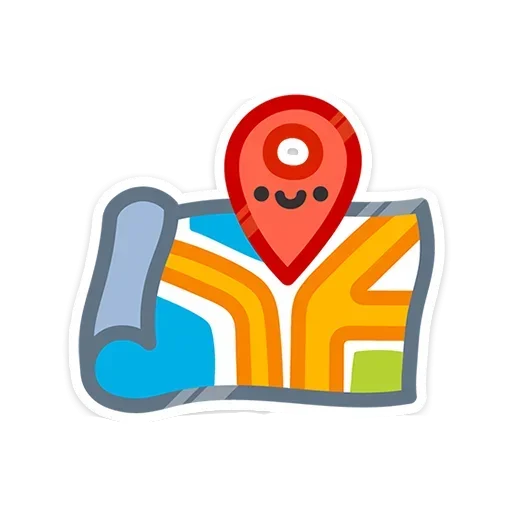 🗺 Стикер «Не в духе без надписей» для Telegram
