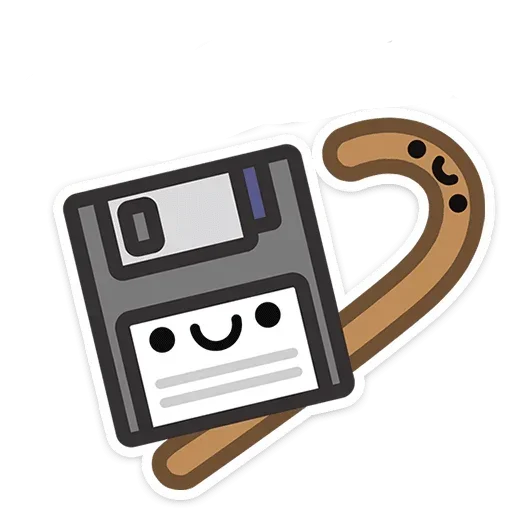 💾 Стикер «Не в духе без надписей» для Telegram