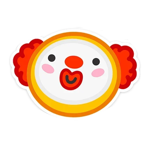 🤡 Стикер «Не в духе без надписей» для Telegram