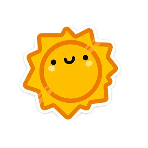 ☀️ Стикер «Не в духе без надписей» для Telegram