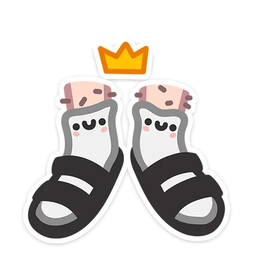 👑 Стикер «Не в духе без надписей» для Telegram
