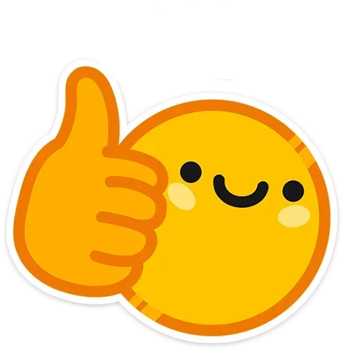 👍 Стикер «Не в духе без надписей» для Telegram