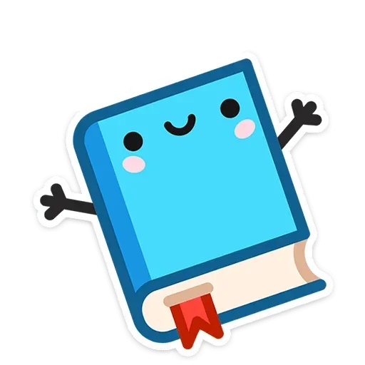 📘 Стикер «Не в духе без надписей» для Telegram