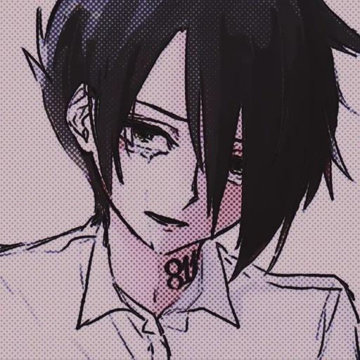 😭 Стикер «Yakusoku no Neverland» для Telegram