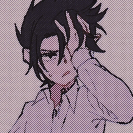😐 Стикер «Yakusoku no Neverland» для Telegram