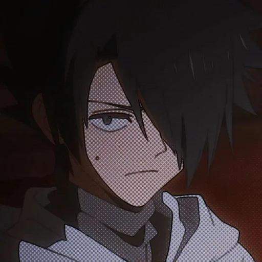 😒 Стикер «Yakusoku no Neverland» для Telegram