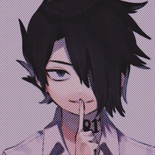 🤫 Стикер «Yakusoku no Neverland» для Telegram