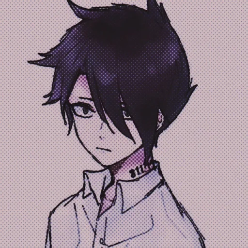 🙁 Стикер «Yakusoku no Neverland» для Telegram