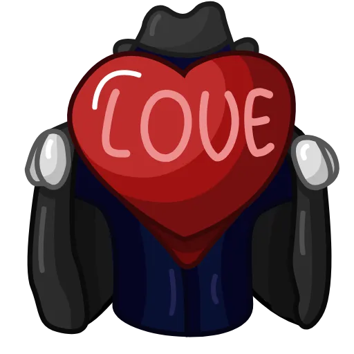 Стикер 33 Love emoji. Сердечки всякие