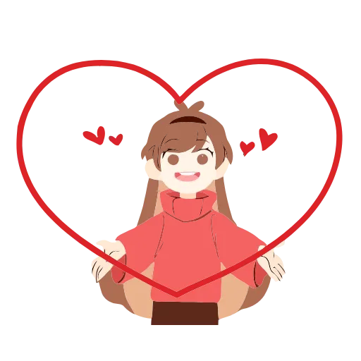 Стикер 26 Love emoji. Сердечки всякие
