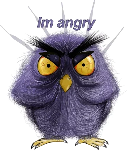 😙 Стикер «Angry Birds» для Telegram