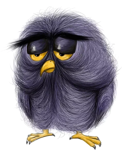 🤓 Стикер «Angry Birds» для Telegram