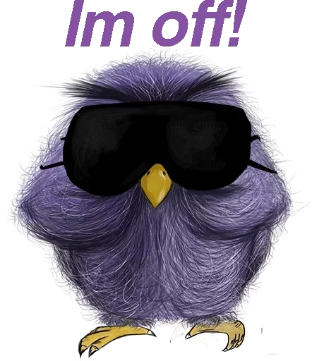 ☹️ Стикер «Angry Birds» для Telegram