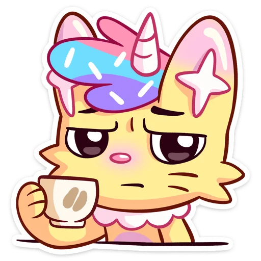 😼 Стикер «Новый Кэнди Кэт» для Telegram