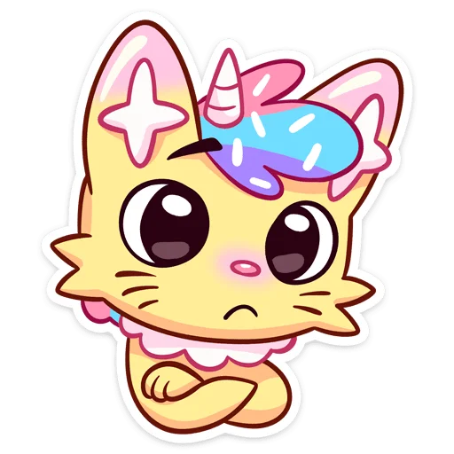 😼 Стикер «Новый Кэнди Кэт» для Telegram