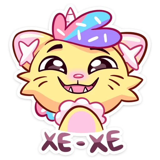 😼 Стикер «Новый Кэнди Кэт» для Telegram